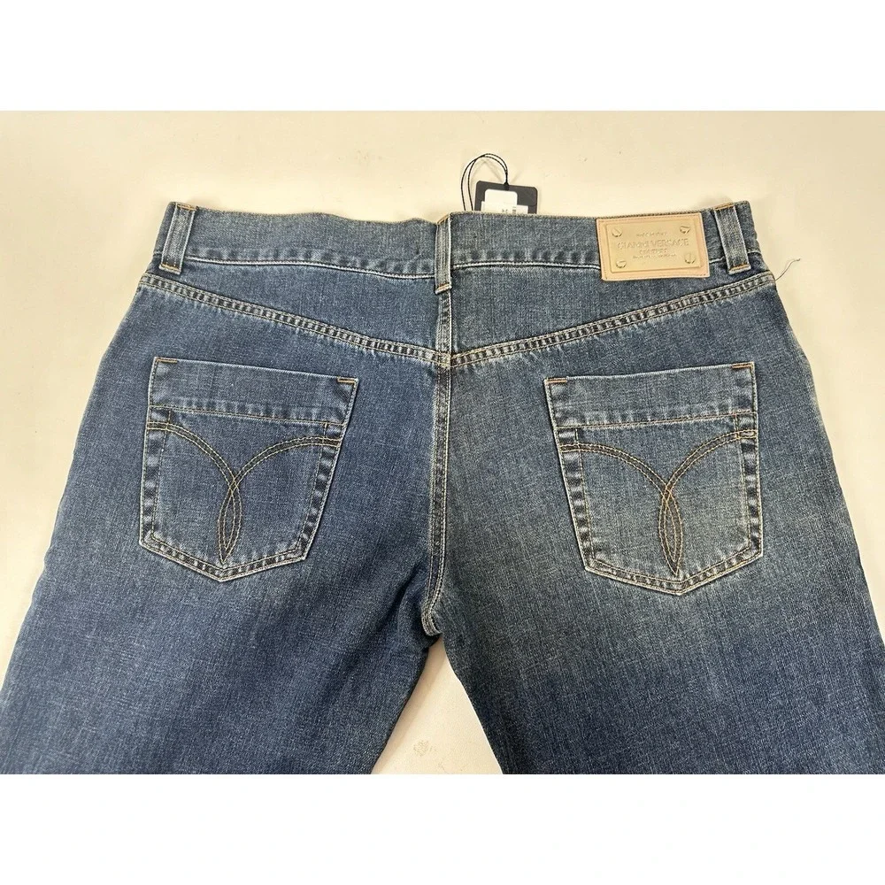 Versace Men's Jeans Size 40 NWT Straight 38x34‎ Button Fly Vintage